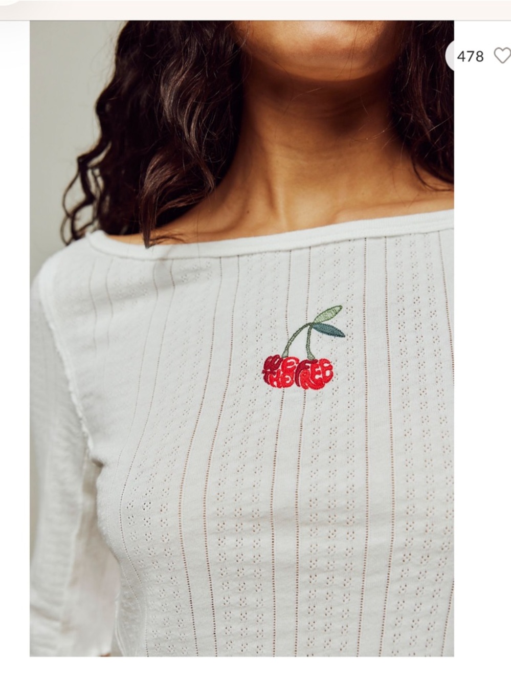 We the Free Sweet and Salty Tee xs